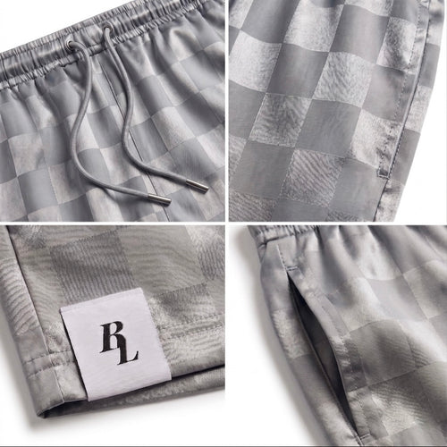 Brickland Silver CHKD Shorts